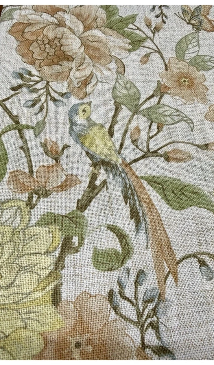 ENVOGUE Curtains 2 Pairs=4 Panels 37x96” Floral Garden Birds Garden NWT
Opens in a new window or tab
