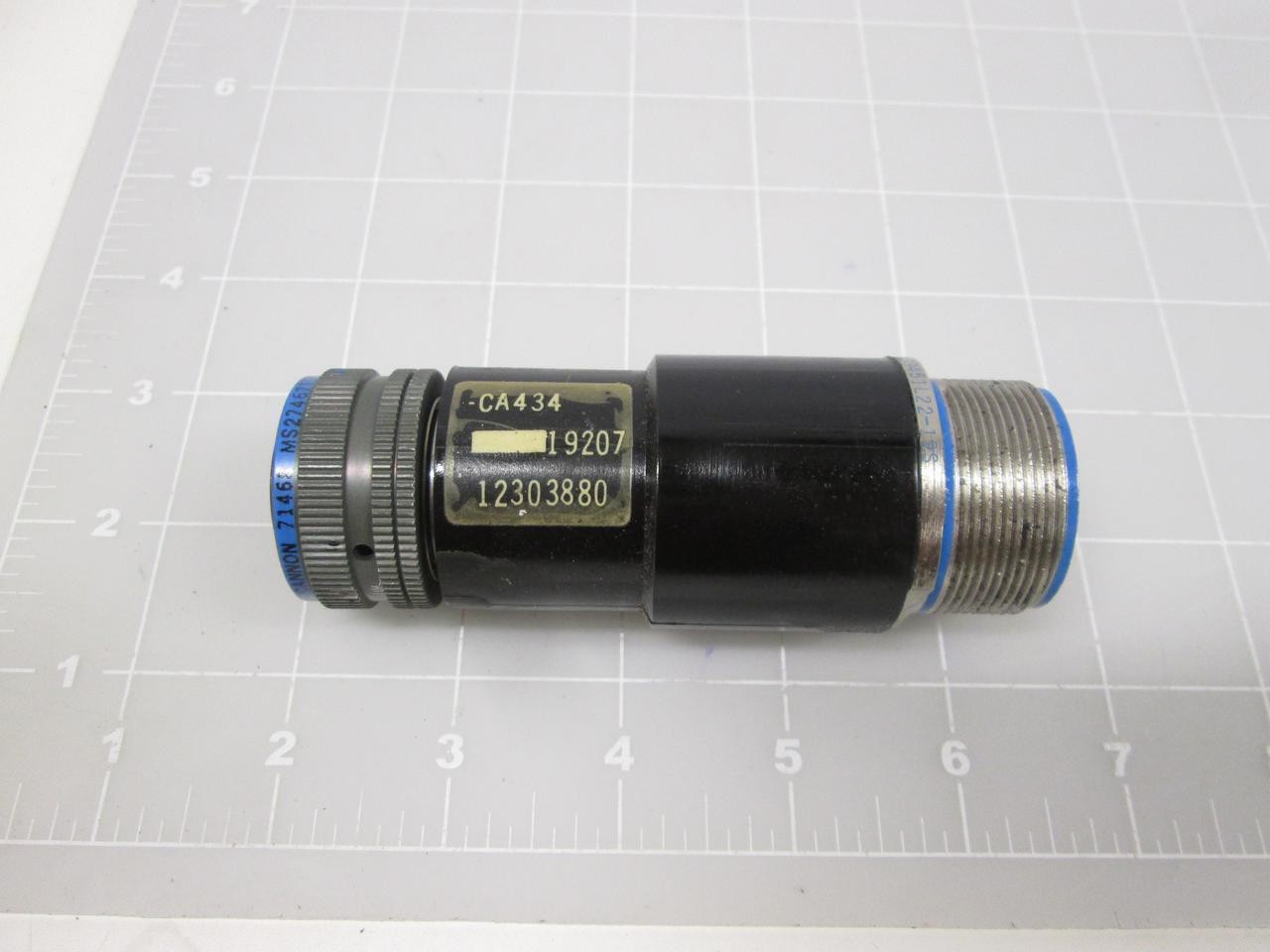 CA434 19207 12303880 MILITARY SHELL ELECTRICAL CONNECTOR ASSEMBLY T67834