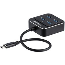 StarTech 4-Port USB-C Hub - USB C to USB 3.1 Gen 2 Hub - 10Gbps - Bus Powered -