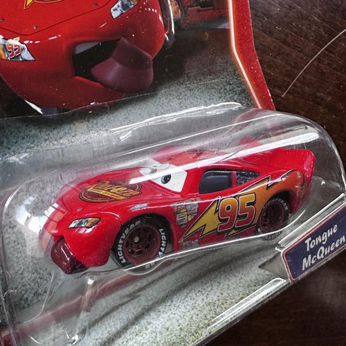 Disney Pixar Cars Tongue McQueen Die-Cast Car Mattel 2007 New Sealed Collectible - Picture 3 of 4