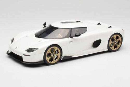 GT903 Koenigsegg CC850 Crystal White GT Spirit 1/18 - Imagen 1 de 6