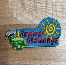 Girl Scout Summer Challenge Fun Patch NEW Iron-on, Turtle, Daisy Brownie Junior