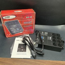 Eliminator Lighting ED-15 4-Channel DMX Lighting Dimmer, 16 Built Programmed