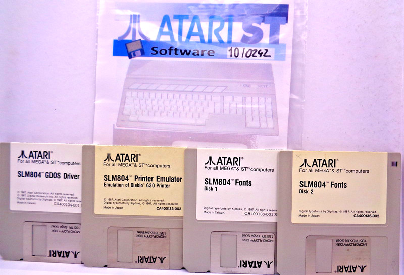 ATARI ST -- SLM804 PRINTER EMULATOR (ATARI)