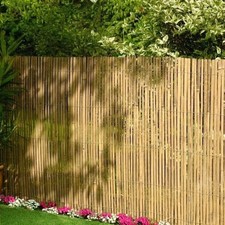 Durable Bambo Slat Fencing Screening Roll for Garden Privacy Outdoor - 4m x 1.5m
