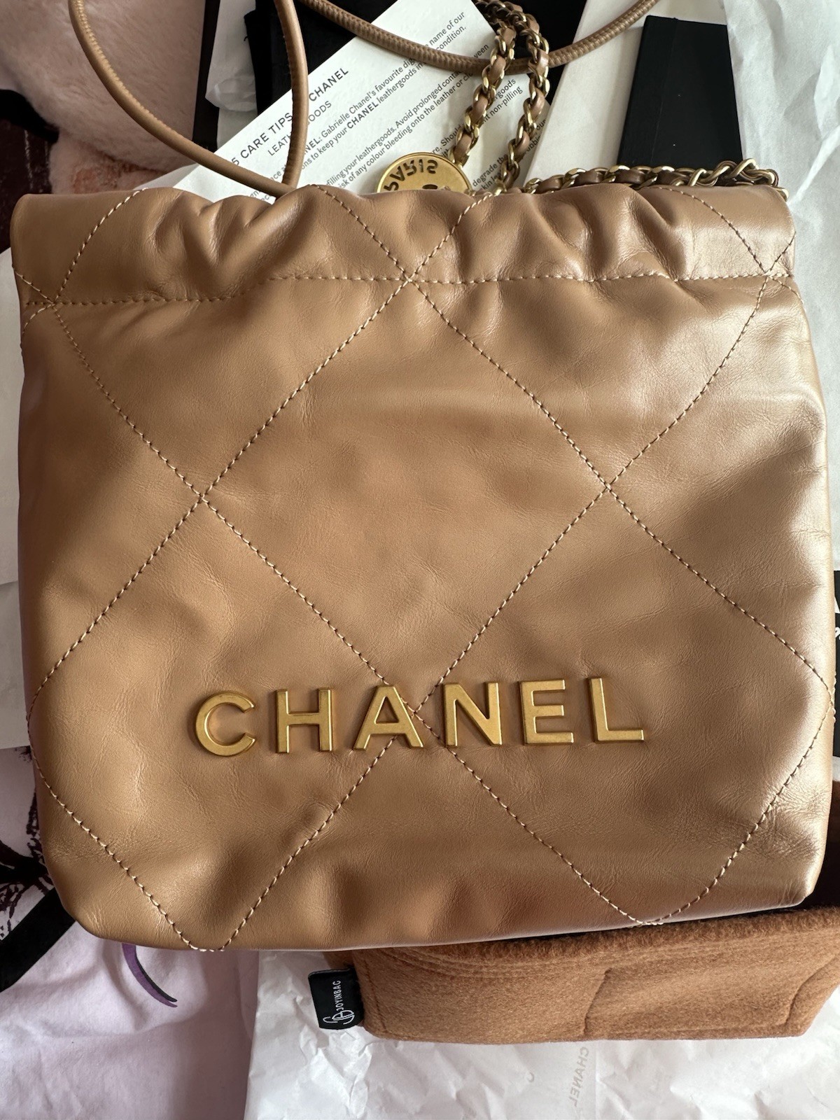 Authentic Chanel 22 Mini