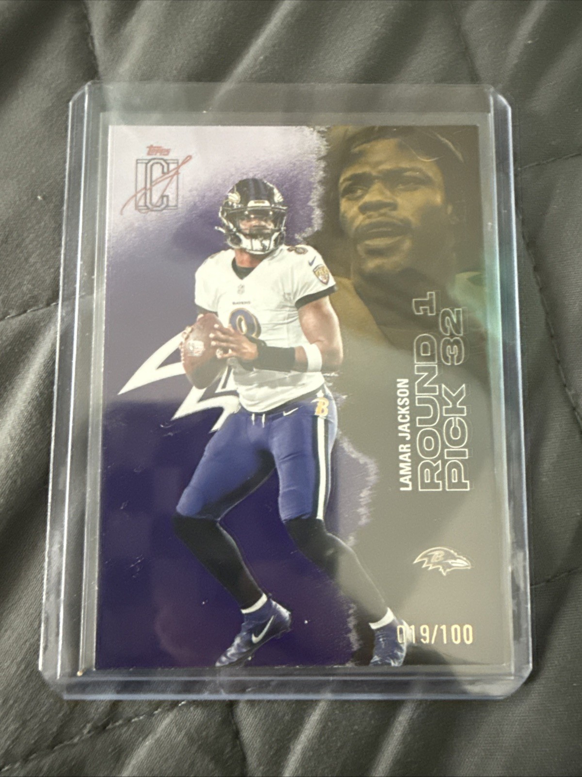 2025 Topps Signature Class #5 Lamar Jackson Purple #/100