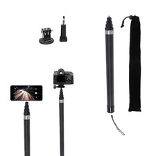 9.8ft Long Invisible Selfie Stick - Carbon Fiber Monopod 110in/280... Fast Ship