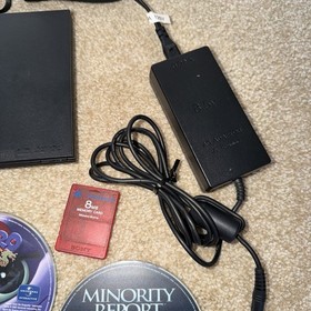 PlayStation 2 Slim w/ Controller, Cables, Memory Card, and Games [TESTED/WORKS]