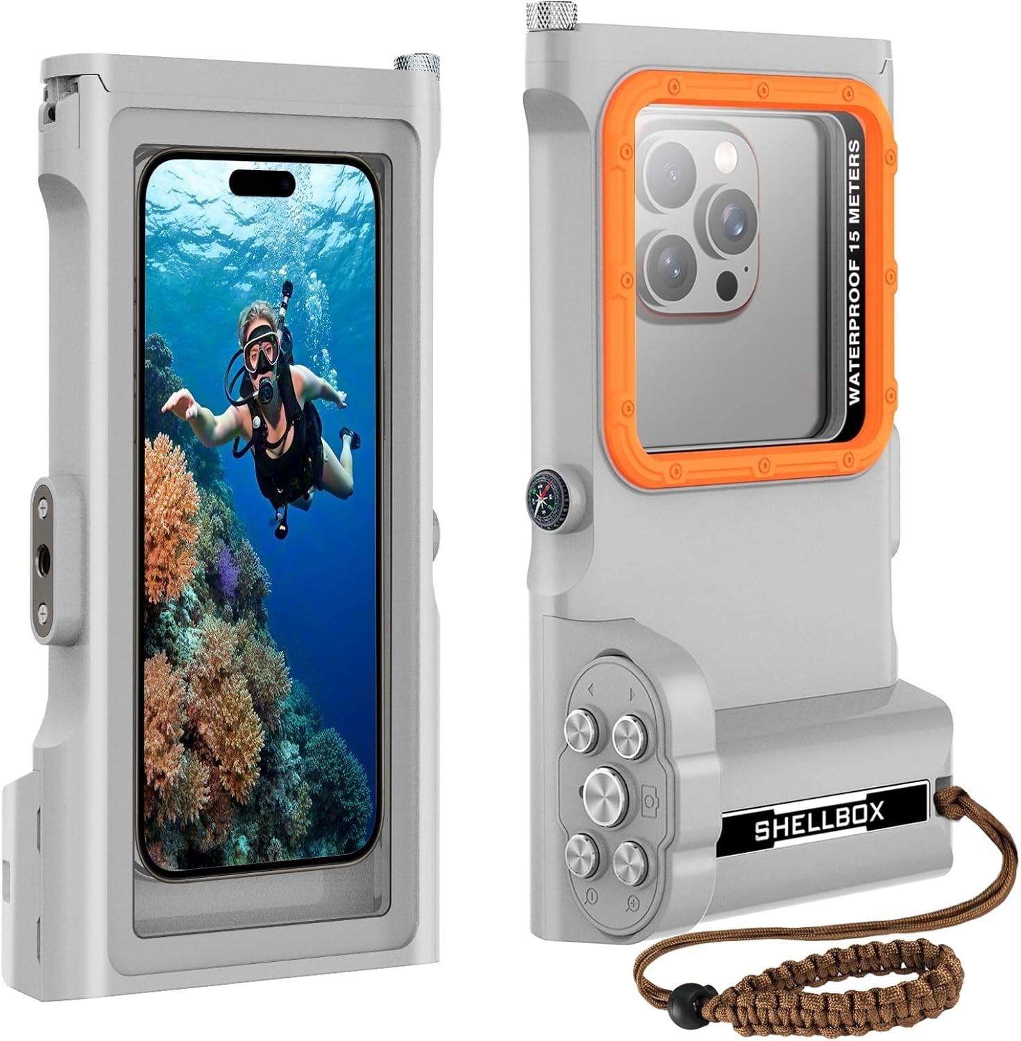 Pochette téléphone étanche IPX8 avec fermeture sécurisée hermétique