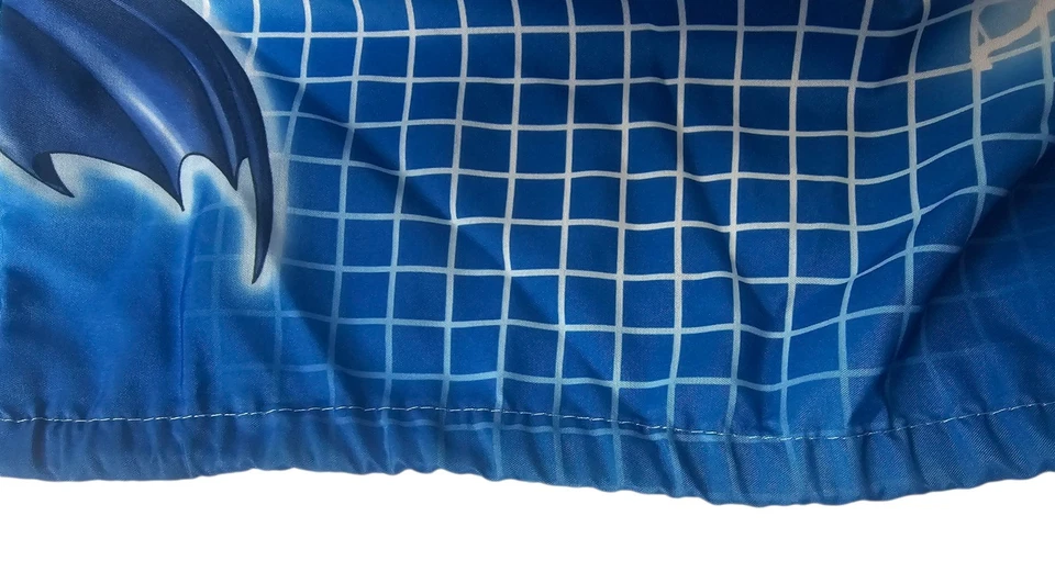 Juego de sábanas dobles Batman DC Comics azul 1 plana 1 ajustada estirada elástica 2013 Foto 3 de 4