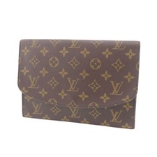 LOUIS VUITTON LV M51940 Monogram Used Clutch Bag Pochette Rabat 23 Auth EH82 S
