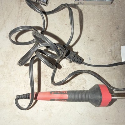 Weller Electric Soldering Iron Corded Electric Red Handle Professional Tool