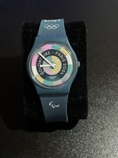 New Swatch x Paris 2024 Olympic Paralympic Games volunteer watch EXCLUSIVE RARE