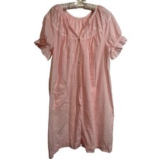 Vintage Pink Lace Nightgown Large Cottagecore Coquette Prairie Romantic