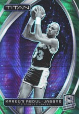 2023 Panini Spectra Titan Green /75 Kareem Abdul-Jabbar #68 Los Angeles Lakers