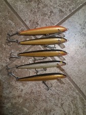 Lot Of 5 Rapala Magnum 13 Fishing Lures