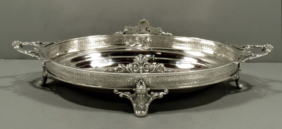 Cuenco central americano de plata esterlina c1890 EGIPCIO Foto 4 de 4