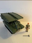 G.I. Joe Bridge Layer Vehicle Toss 'N Cross 100% Complete With Tollbooth