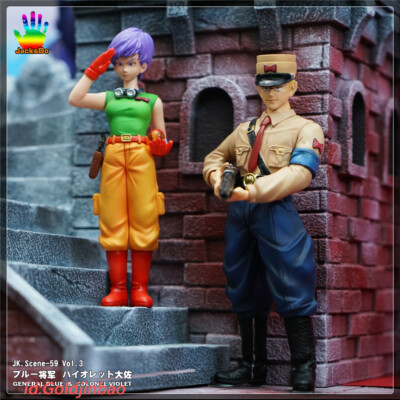 JacksDo Red Ribbon Army Full Set 1-8 General Blue Colonel Violet