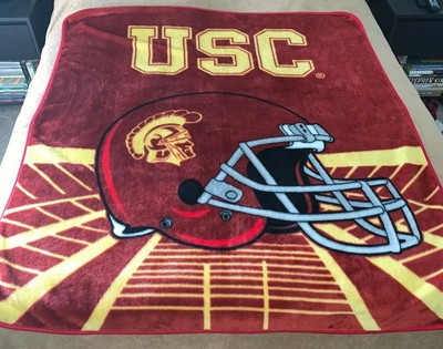 USC Trojans Plush Raschel Throw/Blanket | eBay