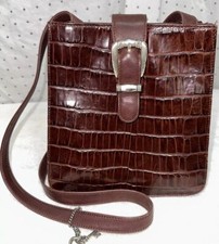 Vintage Fossil 75082 Brown Leather Small Crossbody Shoulder Bag Purse