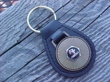 NOS Chrysler PT CRUISER Antique Gold Leather Key Fob Made USA SCARCE