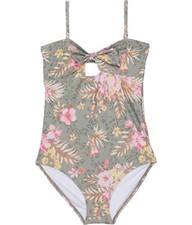 Seafolly Kids Summer Holiday Tie Front One-Piece L34627 Girls' Size 16Y