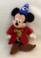 Mickey Mouse Stuffed Animal Plush Fantasia Wizard Sorcerer Walt Disney World 20”