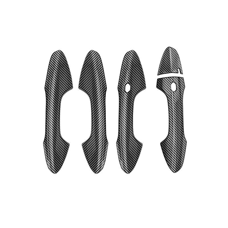 For Hyundai Kona 2024-2025 Carbon Fiber Exterior Side Door Handle