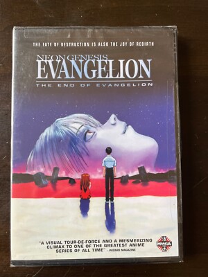 Neon Genesis Evangelion Movie: The End of Evangelion (DVD, 2002) w Poster  660200410926|
