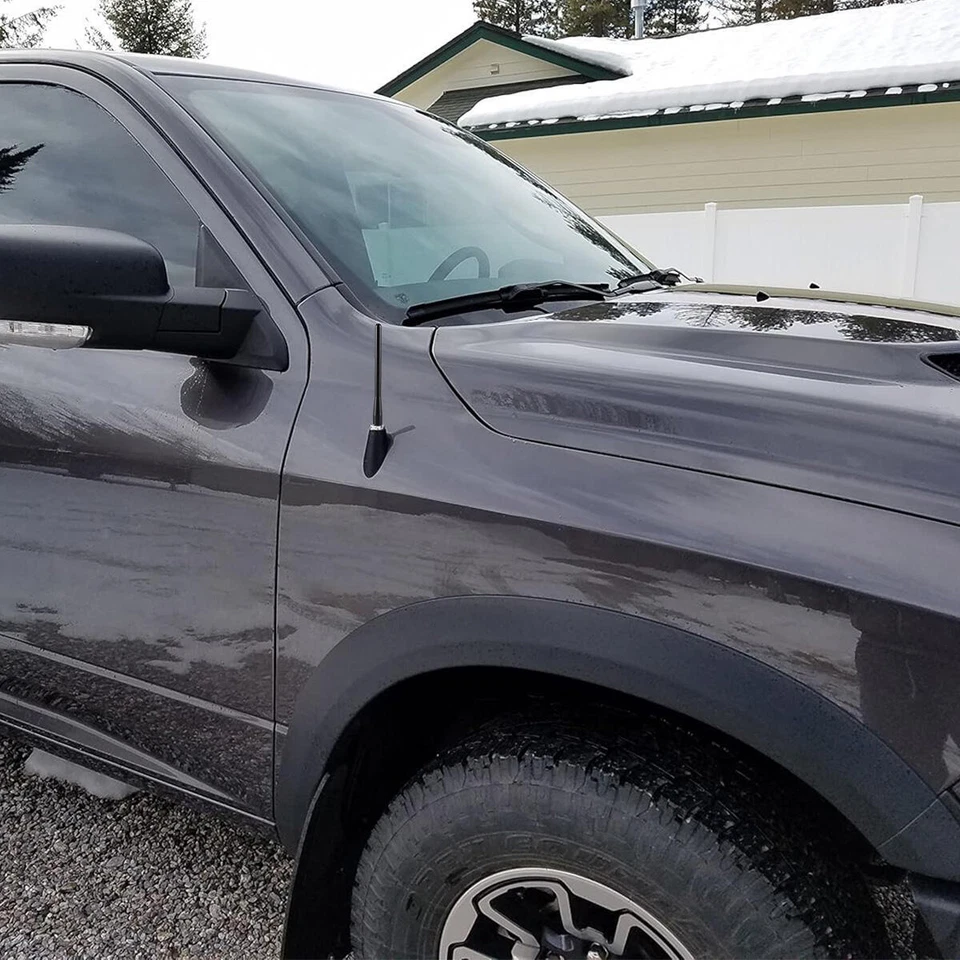 Para Ford F-150 F150 2009-2021 5.1" Antena Corta Negra Mástil Aéreo Radio AM y FM Foto 4 de 4