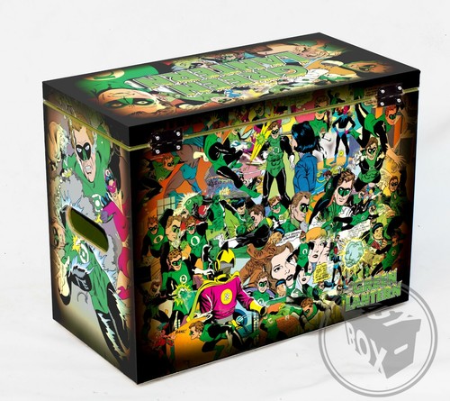 Green Lantern Classics - Large Comic Book Hard Box Chest MDF - Picture 2 of 4