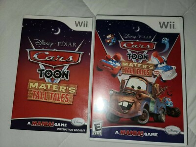 Cars Toon: Mater's Tall Tales Wii Game Disc with Case & Manual | eBay