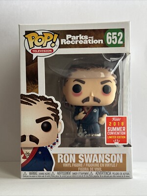Funko Pop! Vinyl - Ron Swanson (2018 SDCC Hot Topic Shared Exclusive)  #652