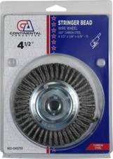 Continental Abrasives W2-045751 Stringer Bead Wire Wheel 4 1/2"
