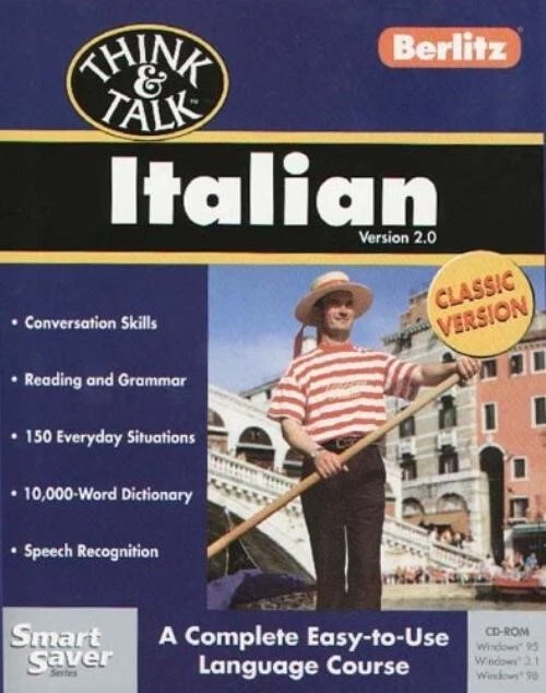 Berlitz Think & Talk Italian CD-ROM for Win/Mac - NEW CD in SLEEVE - Image 2 of 2