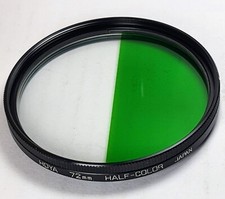 Hoya 72mm HALF-COLOR Green Glass Lens Filter ...