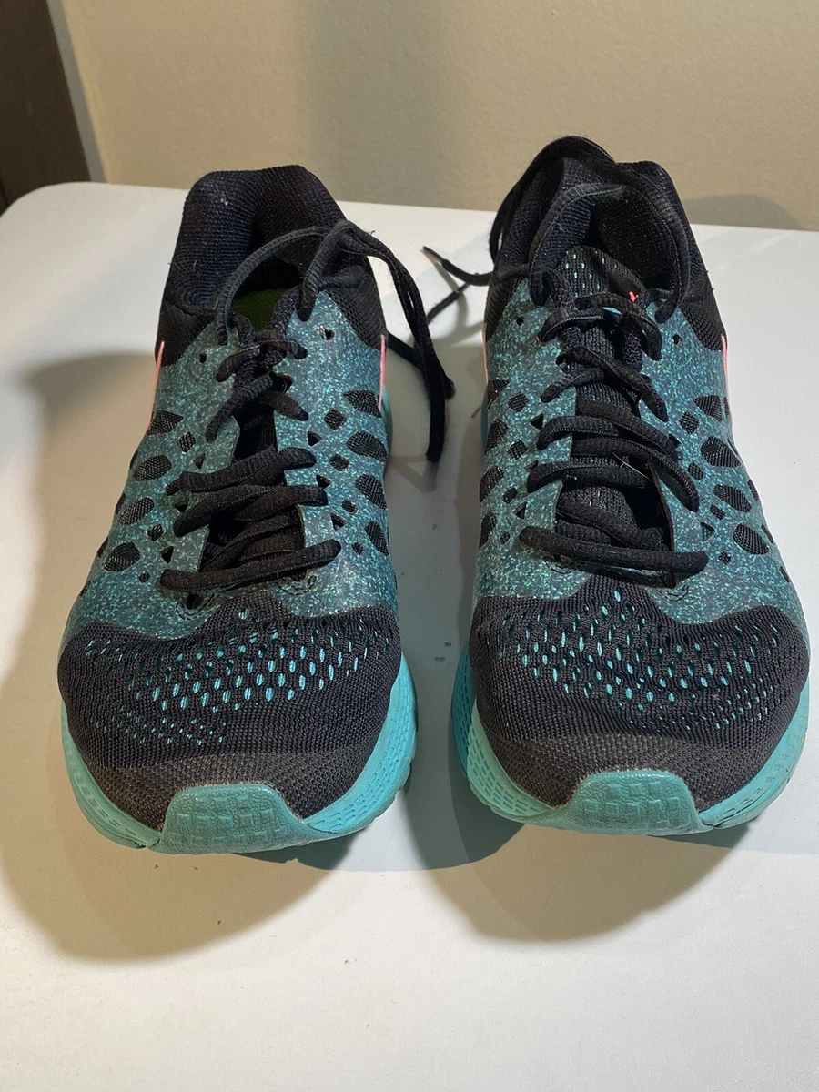 Nike Zoom Pegasus 31 Running Shoes Women s Size 8 Black Aqua Pink