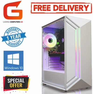Gaming PC Core i5 8GB 120GB+1TB GT 710 Wins10 Computer Monitor KOSTENLOSE LIEFERUNG