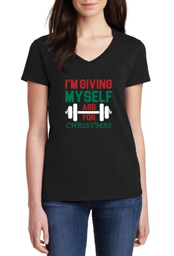 Christmas T Shirt Workout Gym Holiday 