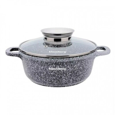 5908287275195 GARNEK MARMURKOWY 1,3L 16cm KLAUSBERG KB-7519 KLAUSBERG