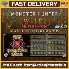 Monster Hunter Wilds MAX Item | Artian | Mate...