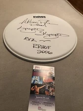 Autographed Artimus Pyle 12 Inch Evans Drumhead JSA Signed Lynyrd Skynyrd