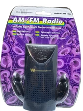 White-Westinghouse AM/FM Stereo Radio Tuner WPR-1326 NEW Sealed Headphones
