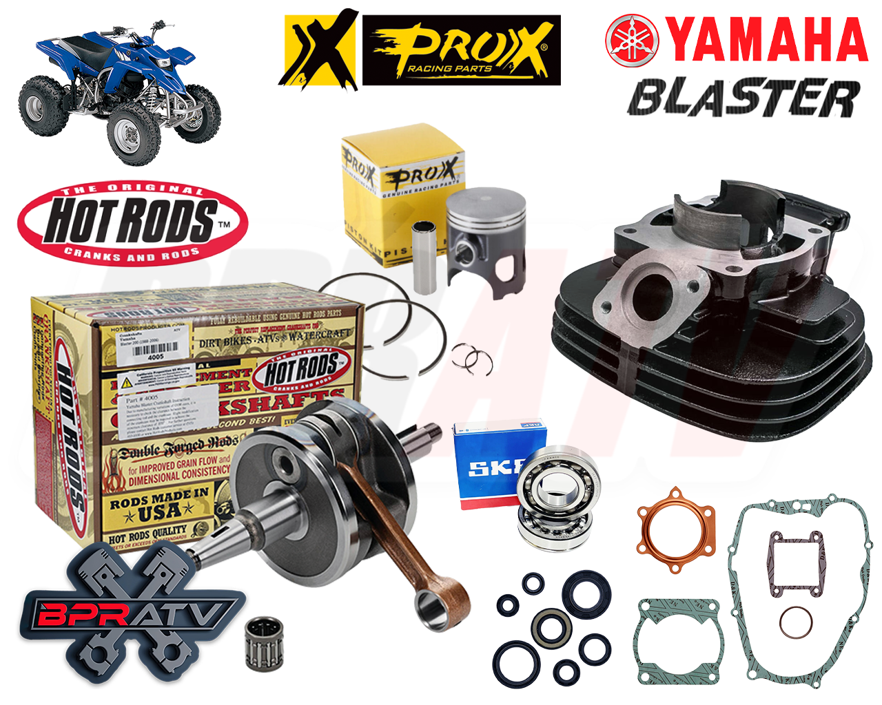 Yamaha Blaster 200 68mm Big Bore Cylinder Crank Pro X Piston Simple