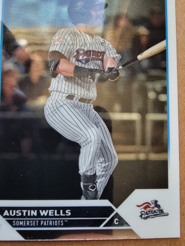 Austin Wells 2023 Topps Chrome Pro Debut Baseball Card PDC-10 - Picture 5 of 10
