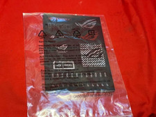 Brand New Genuine ASUS ROG Republic of Gamers Decals stickers Set