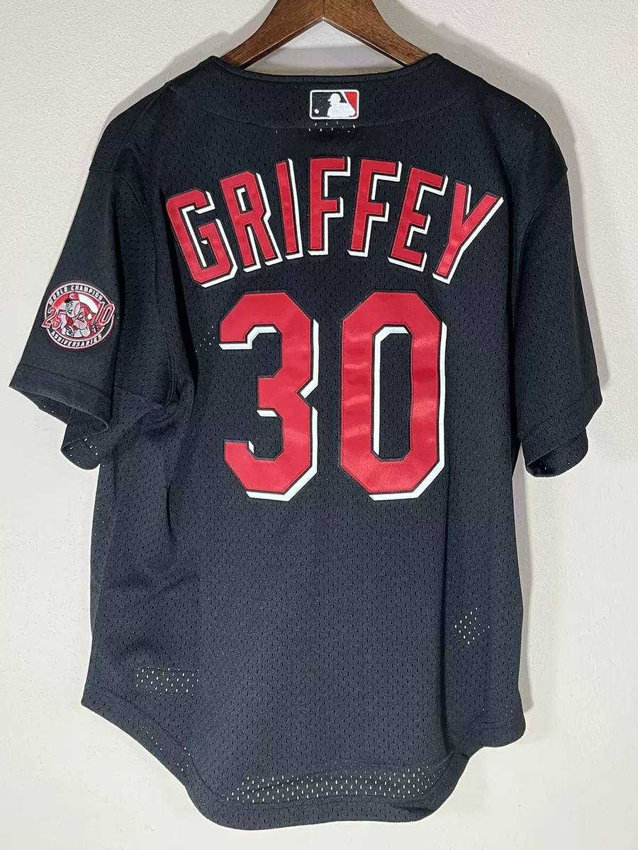 Men's Cincinnati Reds Ken Griffey Jr. Mitchell & Ness Black