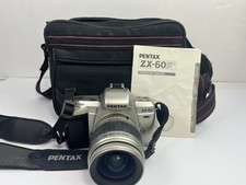Pentax ZX-60 Film SLR Camera w/ 28-90mm 1:3.5-5.6 Lens  Case Manual Works